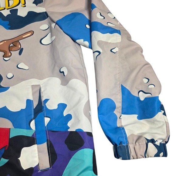 Members Only Nickelodeon X Jacket Size Large Rugrats Windbreaker Hey Arnold Camo - Picture 8 of 12